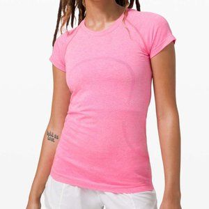 pink Lululemon short sleeve shirt